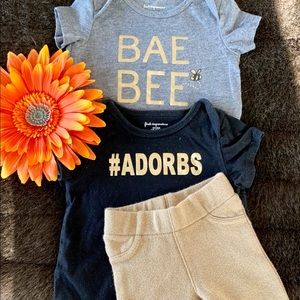 Baby girl matching set